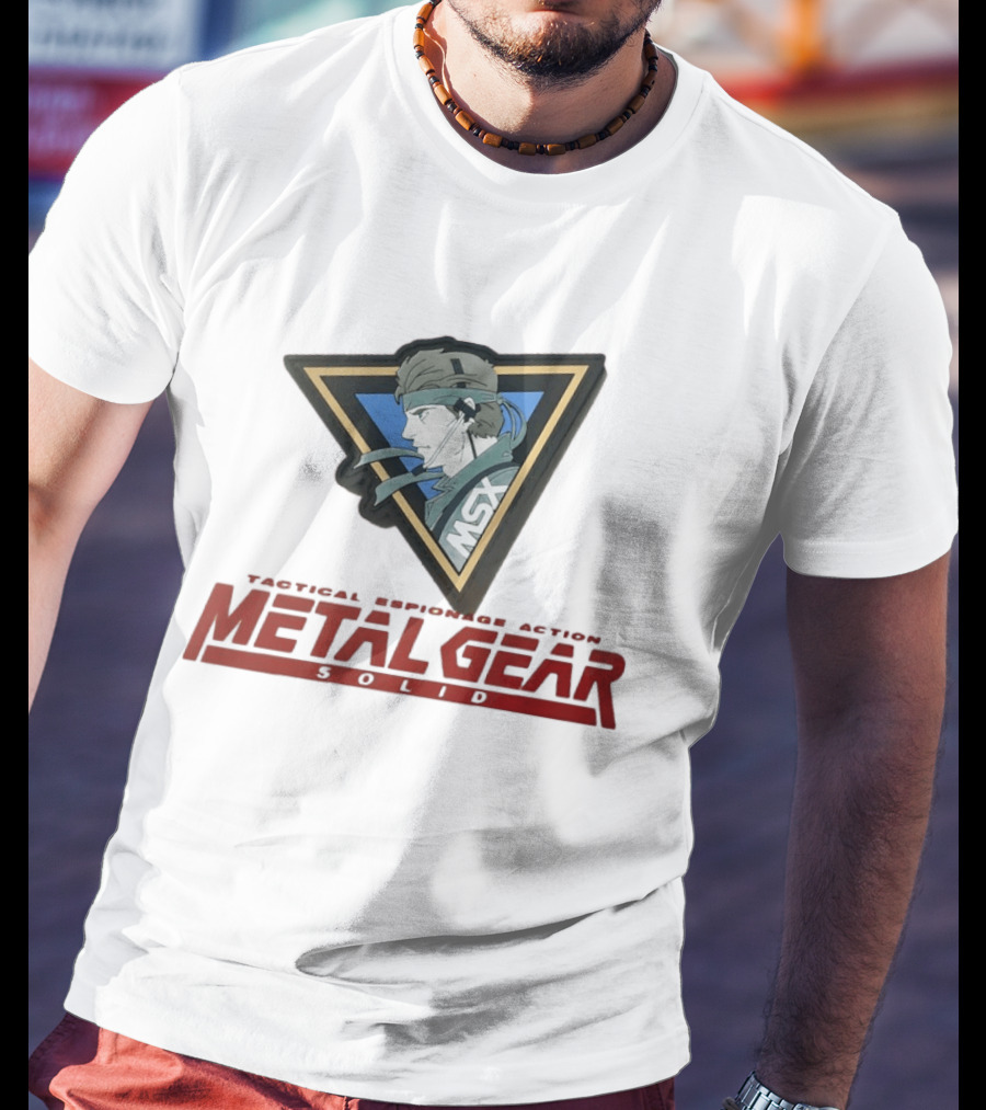 Metal Gear Solid MSX Tactical Espionage Action Hero T-Shirt