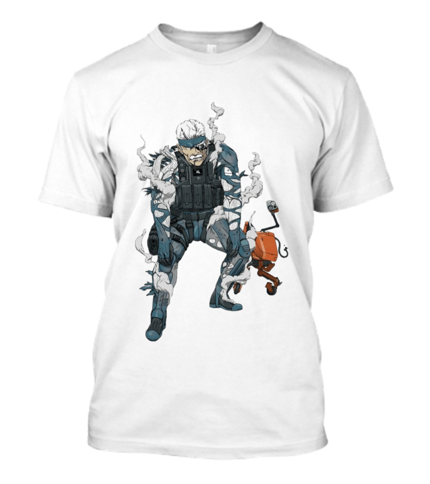 Metal Gear Solid Old Snake Konami Stealth Action Duo T-Shirt