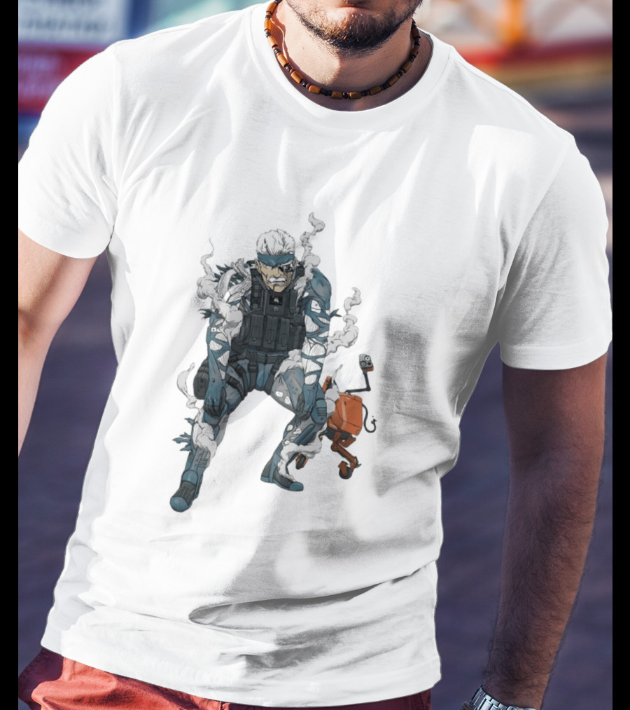 Metal Gear Solid Old Snake Konami Stealth Action Duo T-Shirt