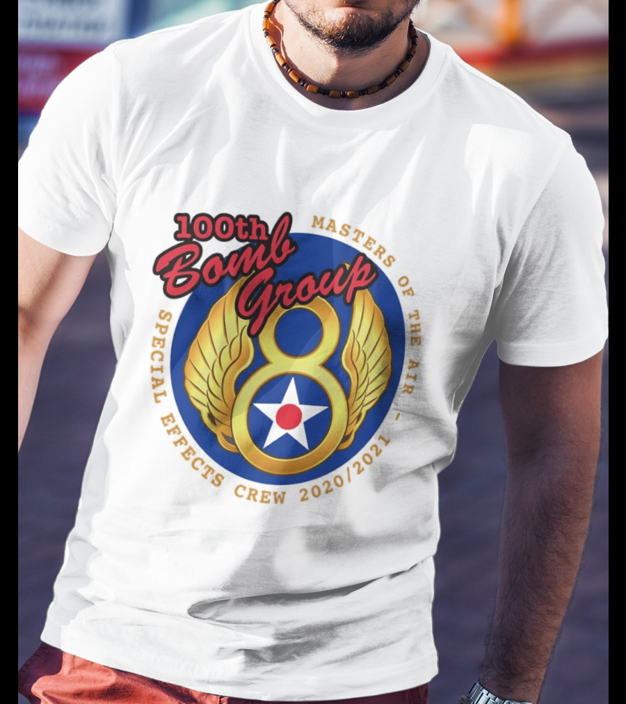 100th Bomb Group Masters Of The Air Eighth Air Force Special Effects Crew 2020 2021 T-Shirt