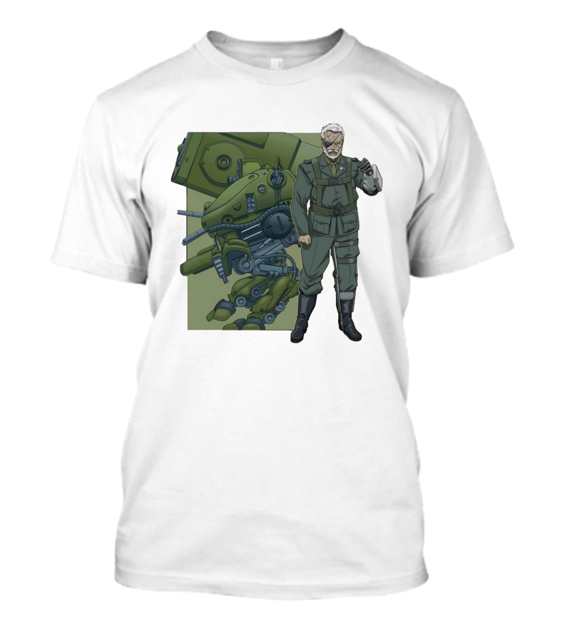 Big Boss Metal Gear Solid Character And Mech T-Shirt