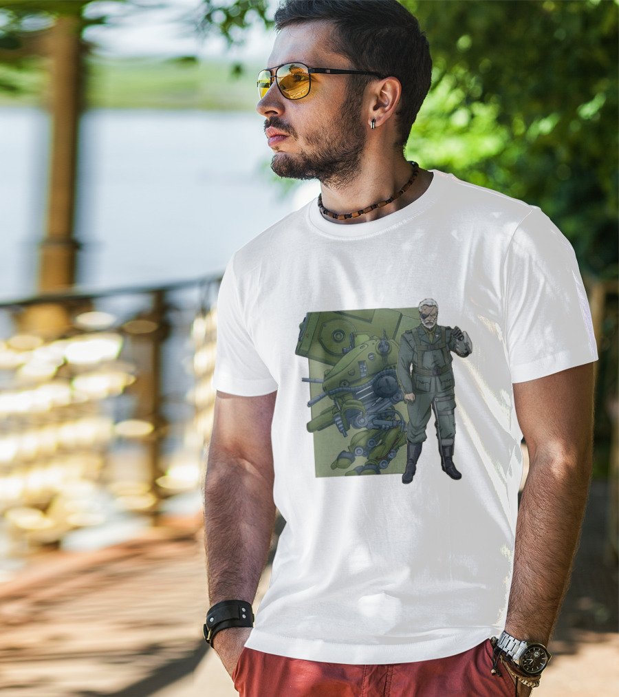 Big Boss Metal Gear Solid Character And Mech T-Shirt