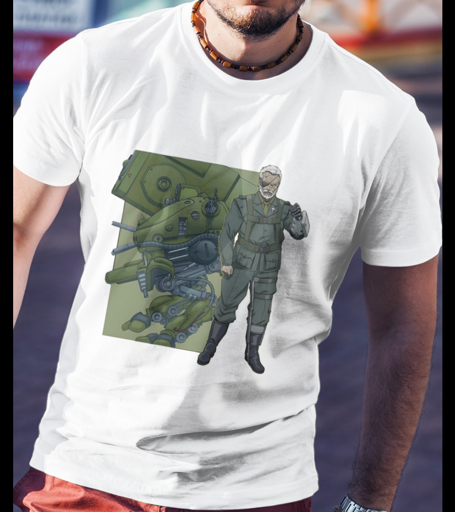 Big Boss Metal Gear Solid Character And Mech T-Shirt