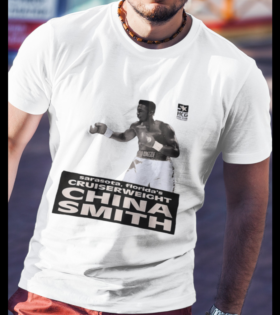 China Smith Sarasota Florida Cruiserweight Boxing Legend HCG Five Star Productions T-Shirt