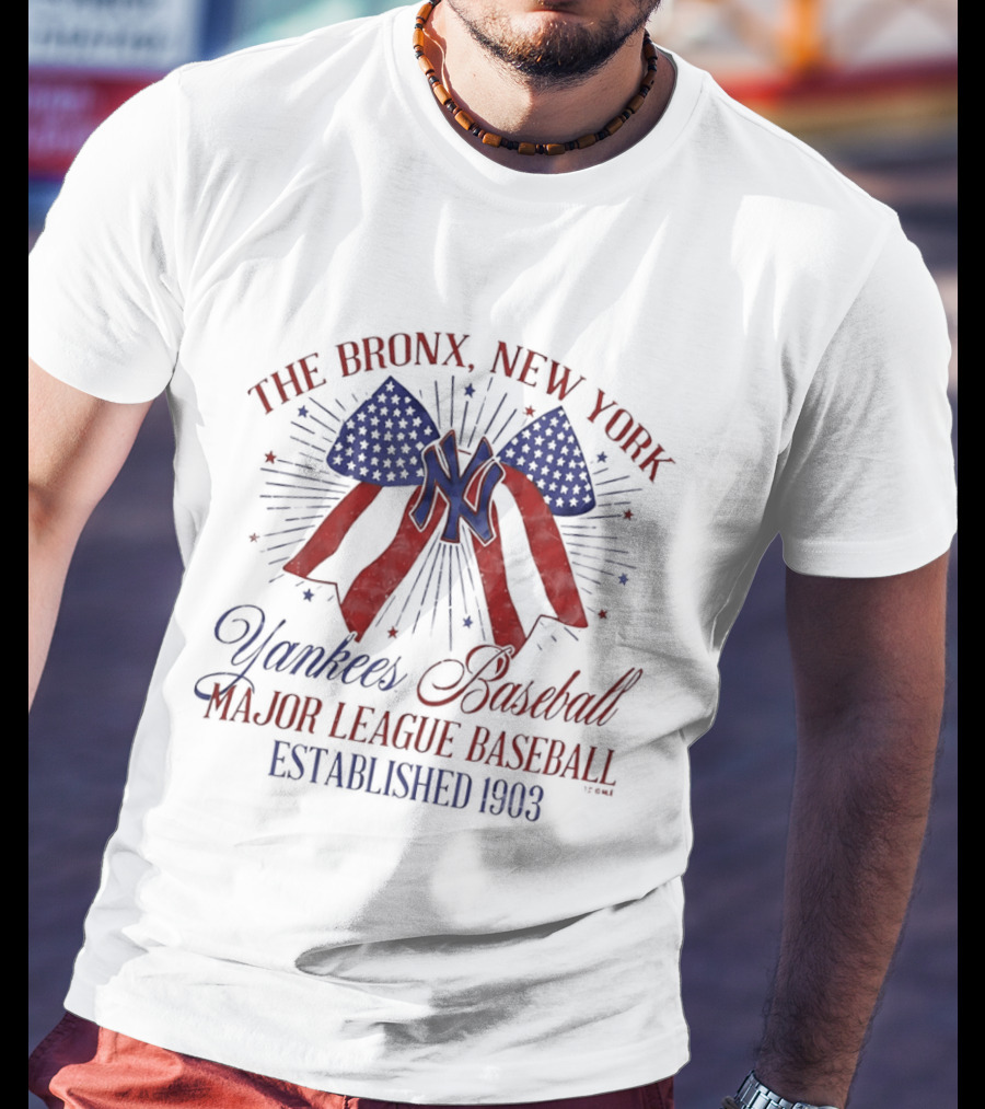 The Bronx New York Yankees Baseball Major League Established 1903 T-Shirt