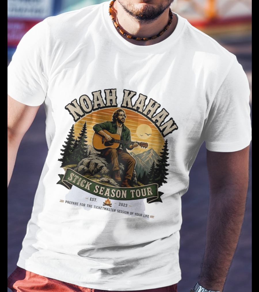 Noah Kahan Stick Season Tour 2023 Prepare For The Ticketmaster Session Of Your Life T-Shirt
