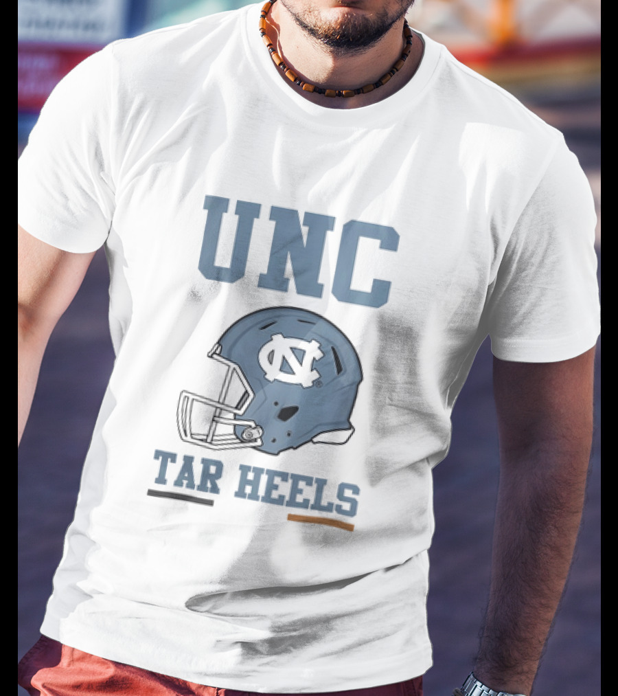 UNC Tar Heels Football Helmets Ireland 2026 Aviva Stadium T-Shirt