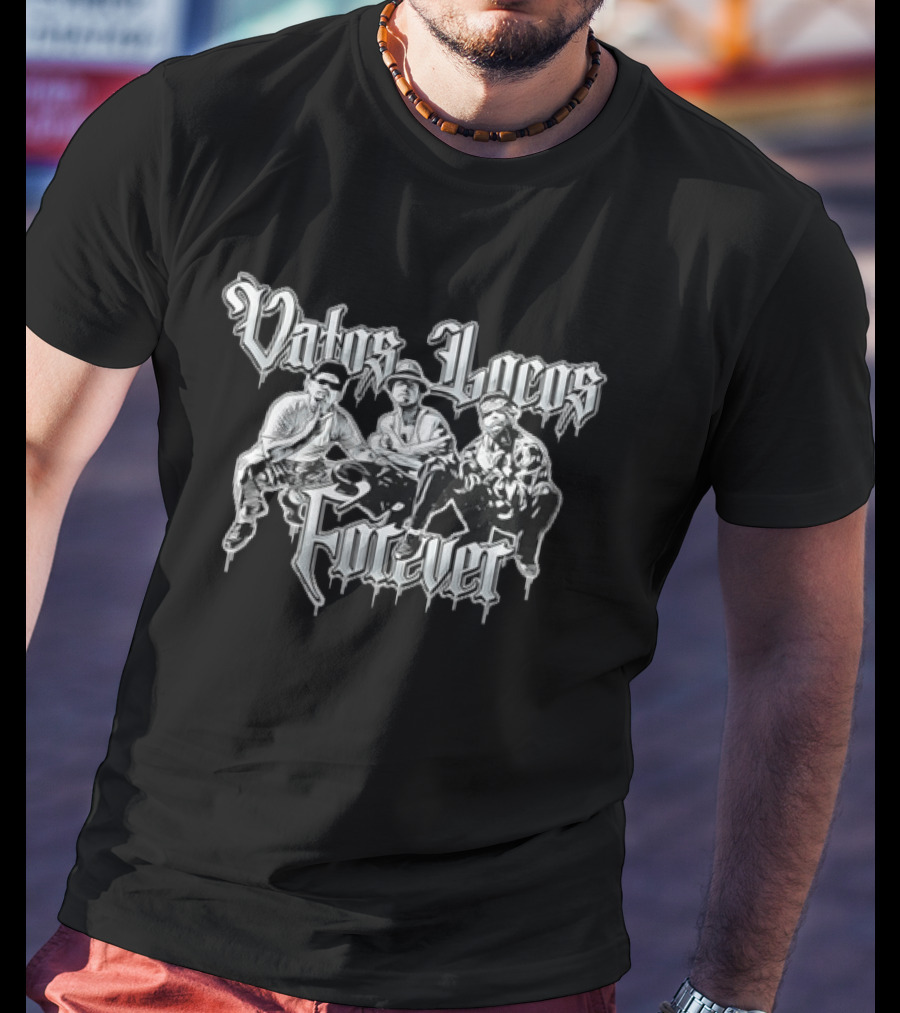 Vatos Locos Forever Blood In Blood Out Gangster T-Shirt
