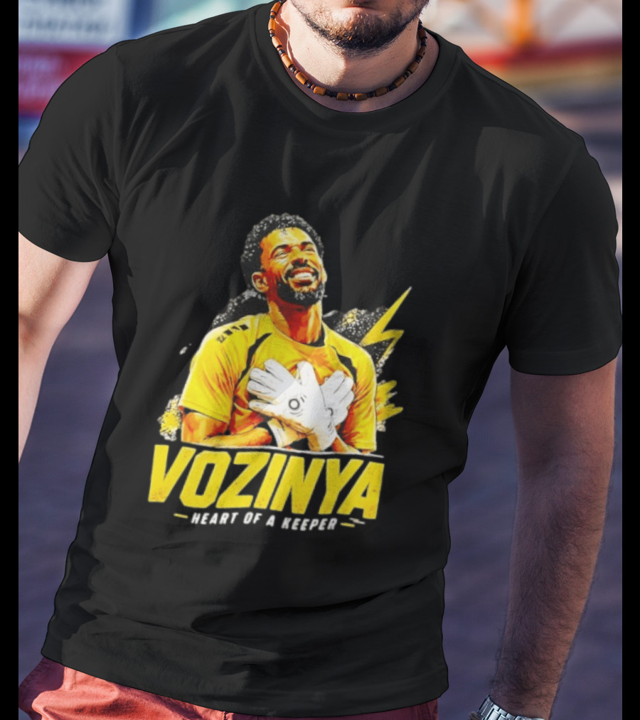 Vozinya Heart Of A Keeper Cape Verde Football Goalkeeper T-Shirt