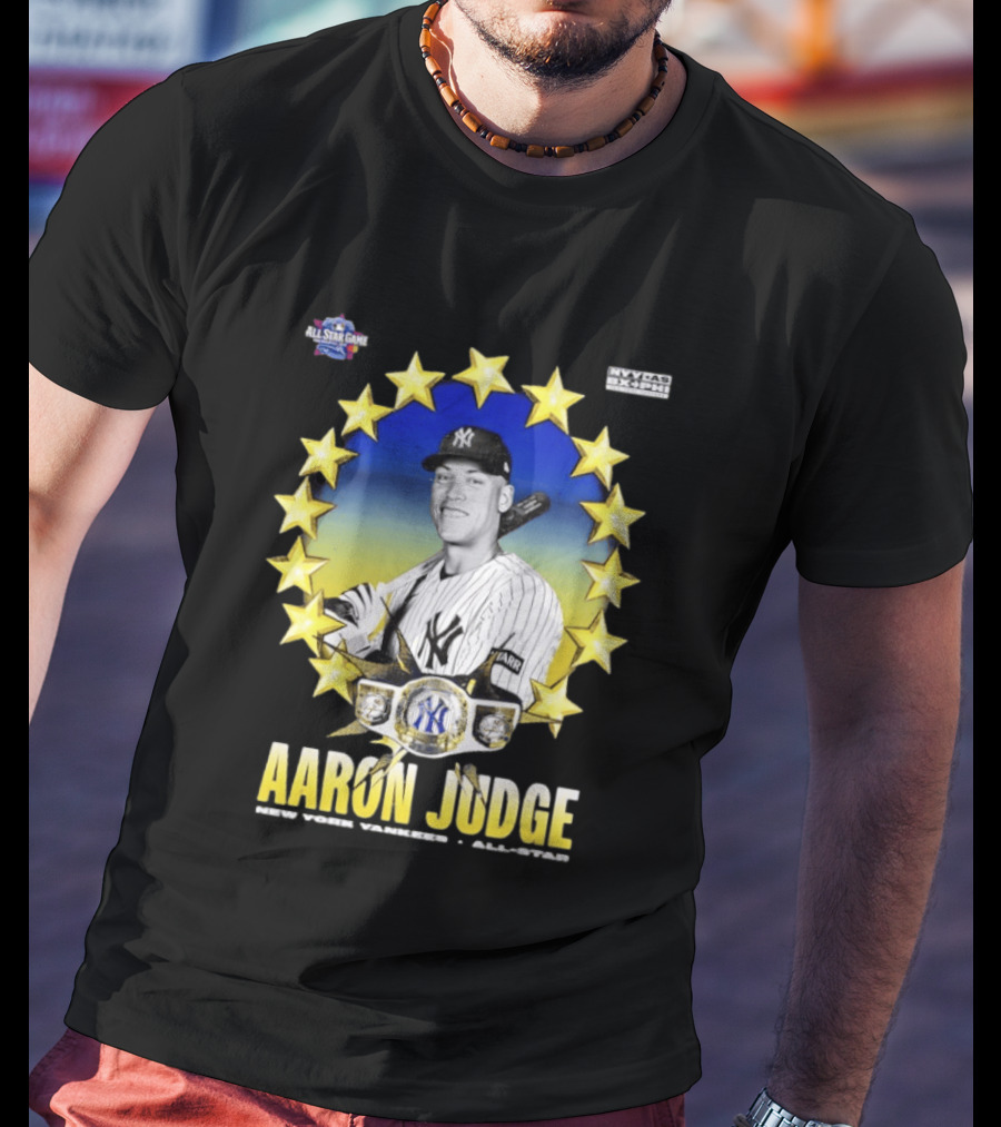 Aaron Judge New York Yankees All Star MVP 2026 Philadelphia Event Stars T-Shirt