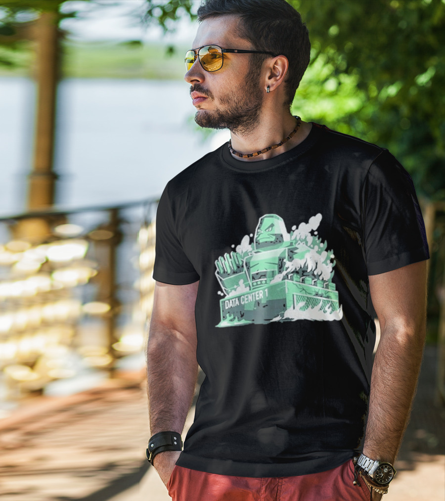 Avalanche AI Data Center 1 Robotic Powerhouse Iconography T-Shirt