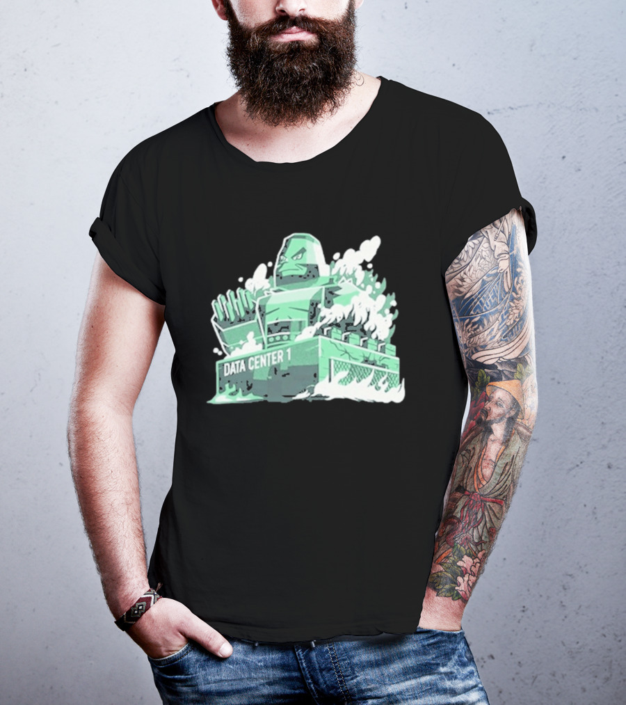 Avalanche AI Data Center 1 Robotic Powerhouse Iconography T-Shirt