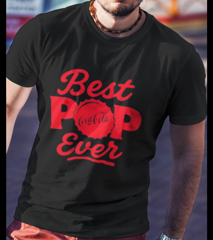 Best Pop Ever Coca Cola Bottle Cap T-Shirt