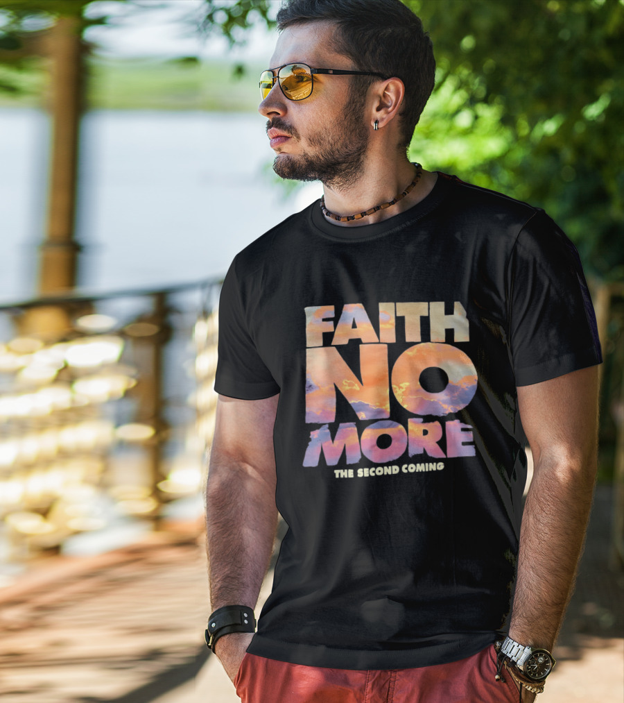Faith No More The Second Coming Sunset Cloud Band T-Shirt