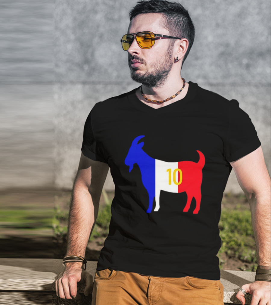 France Goat 10 Kylian Mbappe French Football Soccer Legend T-Shirt