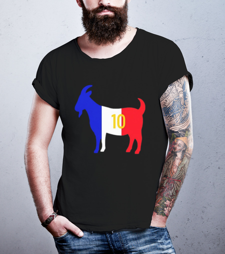 France Goat 10 Kylian Mbappe French Football Soccer Legend T-Shirt