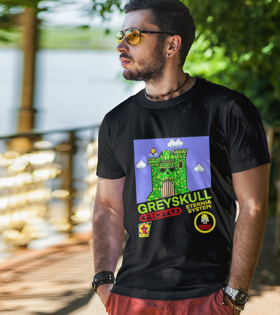 Greyskull Eternia System Motu Orko Series Castle T-Shirt