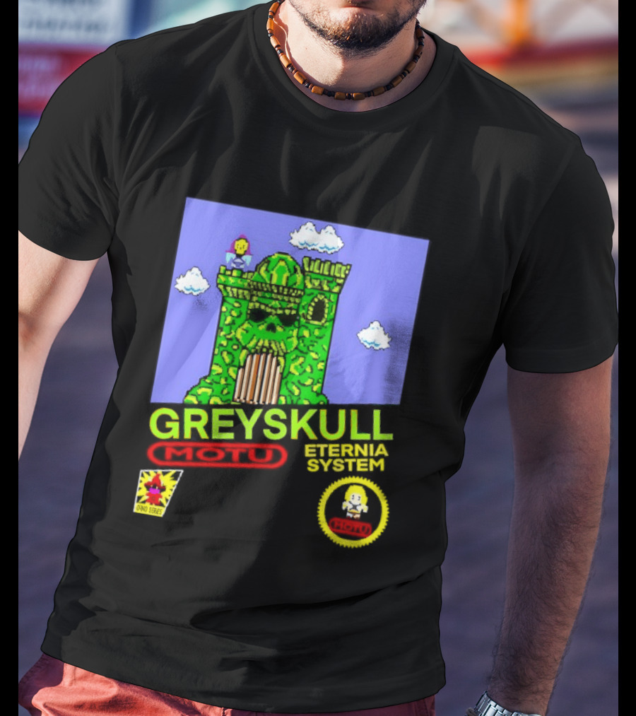 Greyskull Eternia System Motu Orko Series Castle T-Shirt