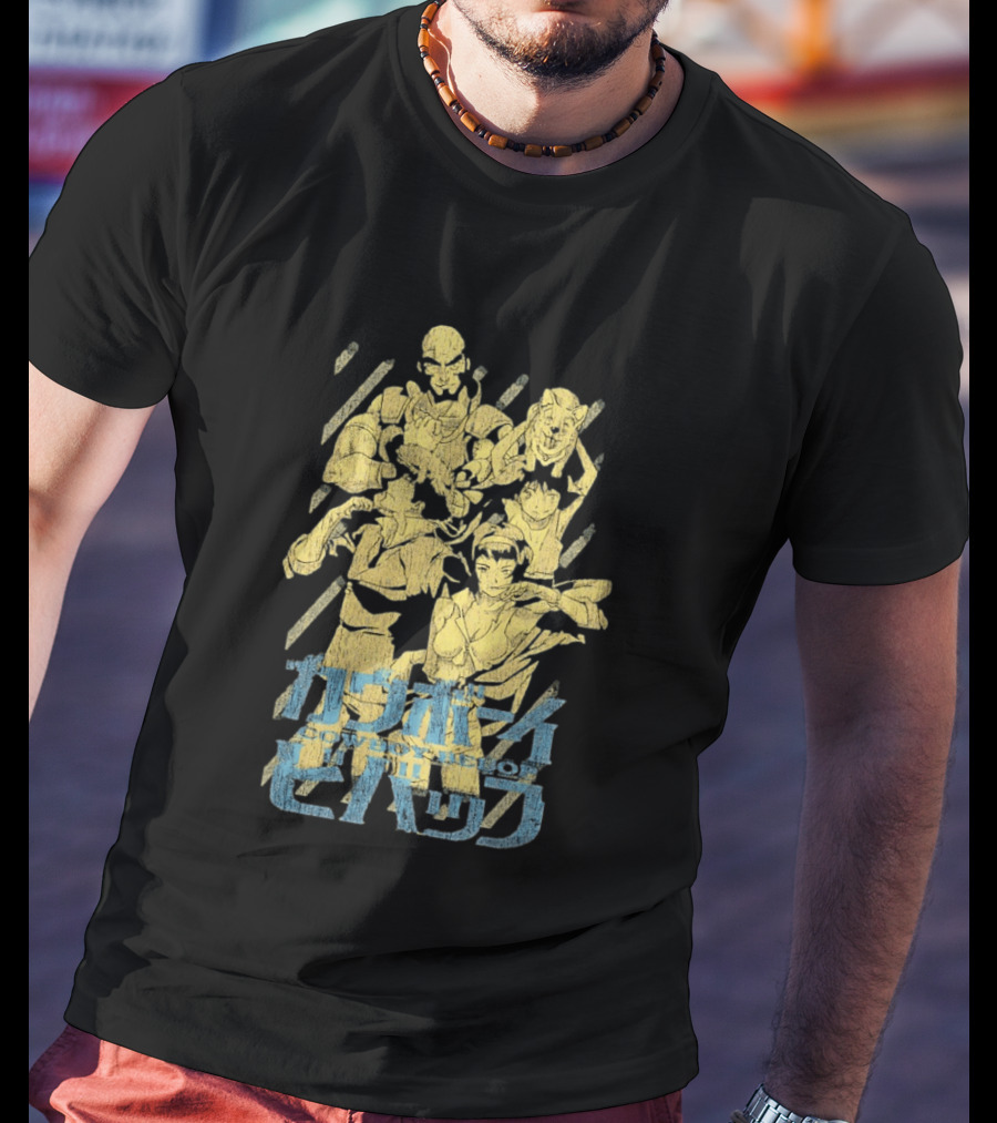 Cowboy Bebop Spike Spiegel Faye Valentine Crew T-Shirt