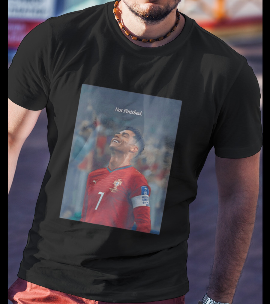 Cristiano Ronaldo Not Finished Portugal National Team Legendary Comeback Red Jersey Iconic Number 7 T-Shirt