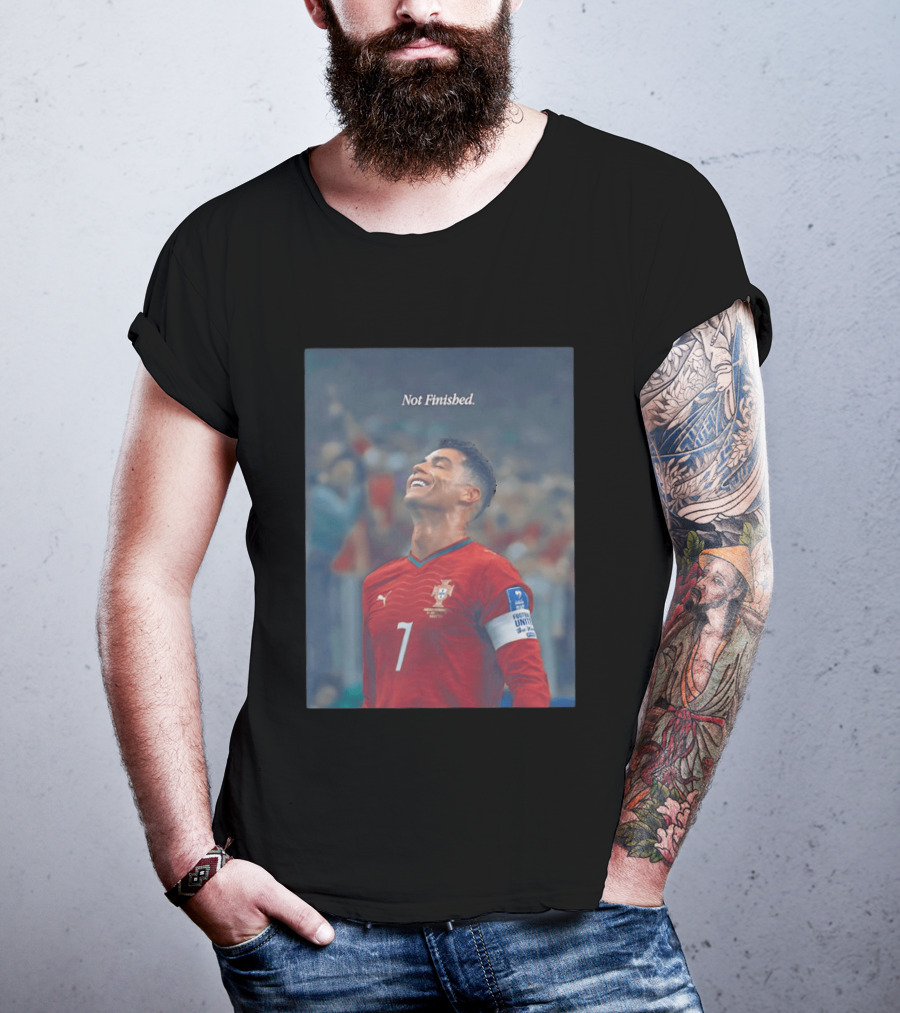 Cristiano Ronaldo Not Finished Portugal National Team Legendary Comeback Red Jersey Iconic Number 7 T-Shirt