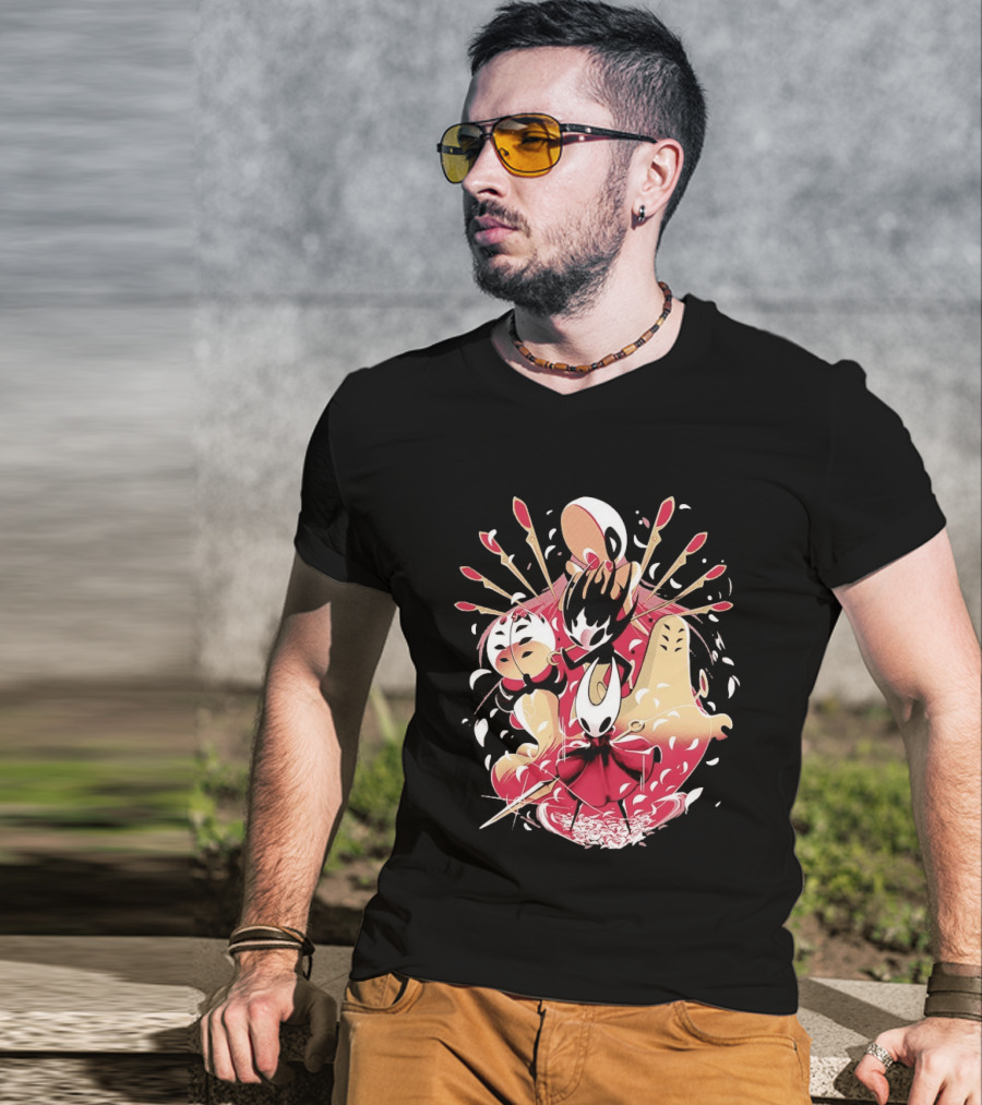 Hollow Knight Silksong Silk Showdown Hornet Needle Battle T-Shirt