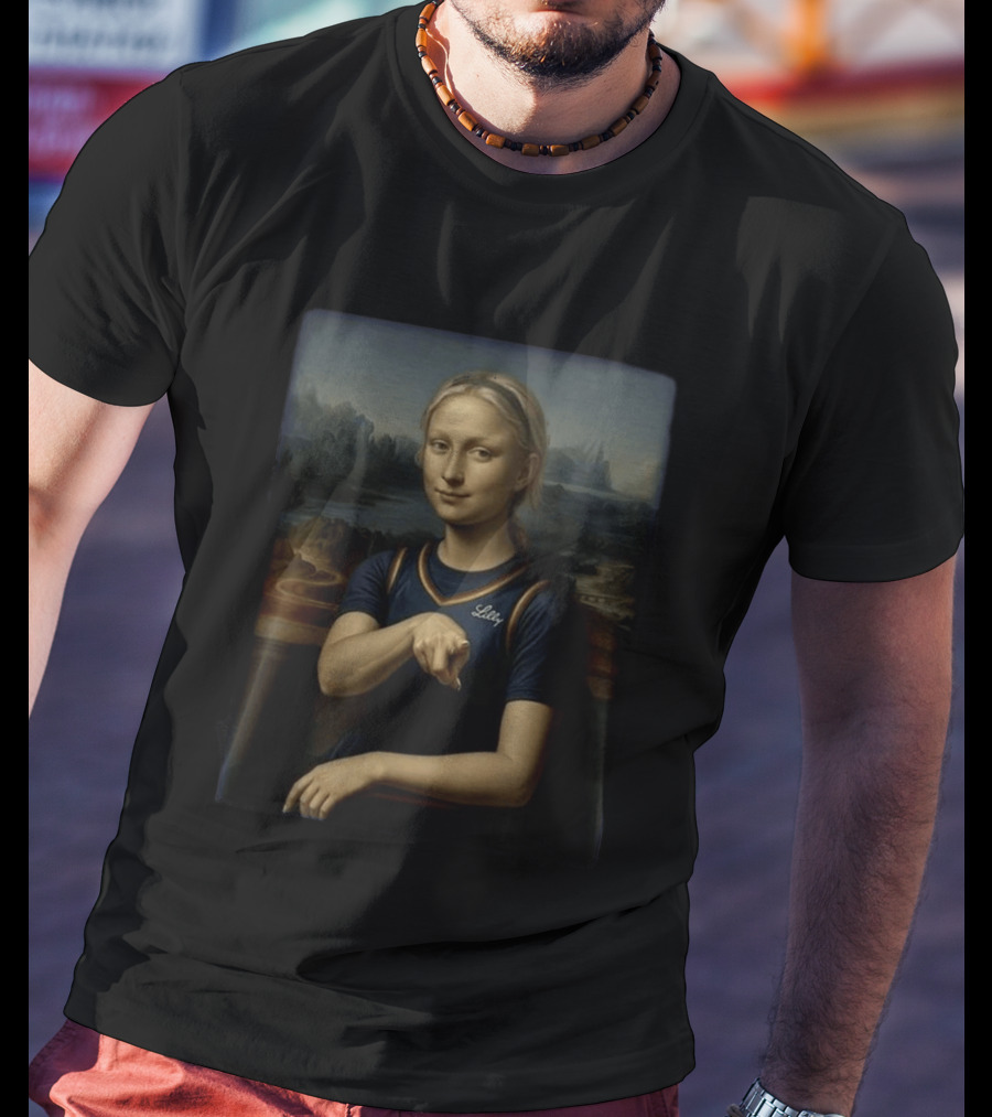 Lilly Indiana Fever 2026 Sophie Cunningham Mona Lisa Meme T-Shirt