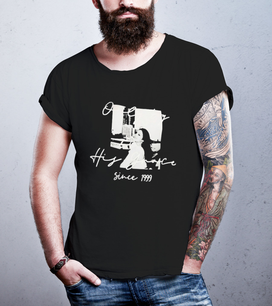 Only By His Grace Since 1999 Vintage Style Retro Technology T-Shirt