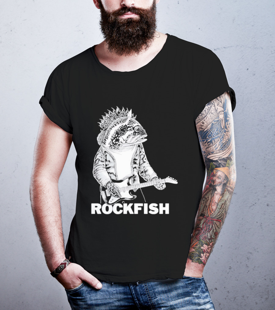 Rockfish Jacket Electric Guitar Performance T-Shirt