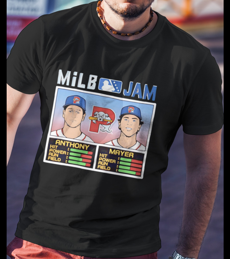 MiLB Jam Roman Anthony Marcelo Mayer Portland Sea Dogs T-Shirt