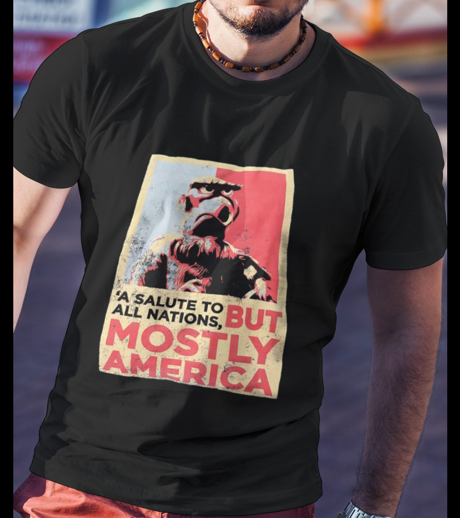 Sam The Eagle A Salute To All Nations But Mostly America Muppets T-Shirt