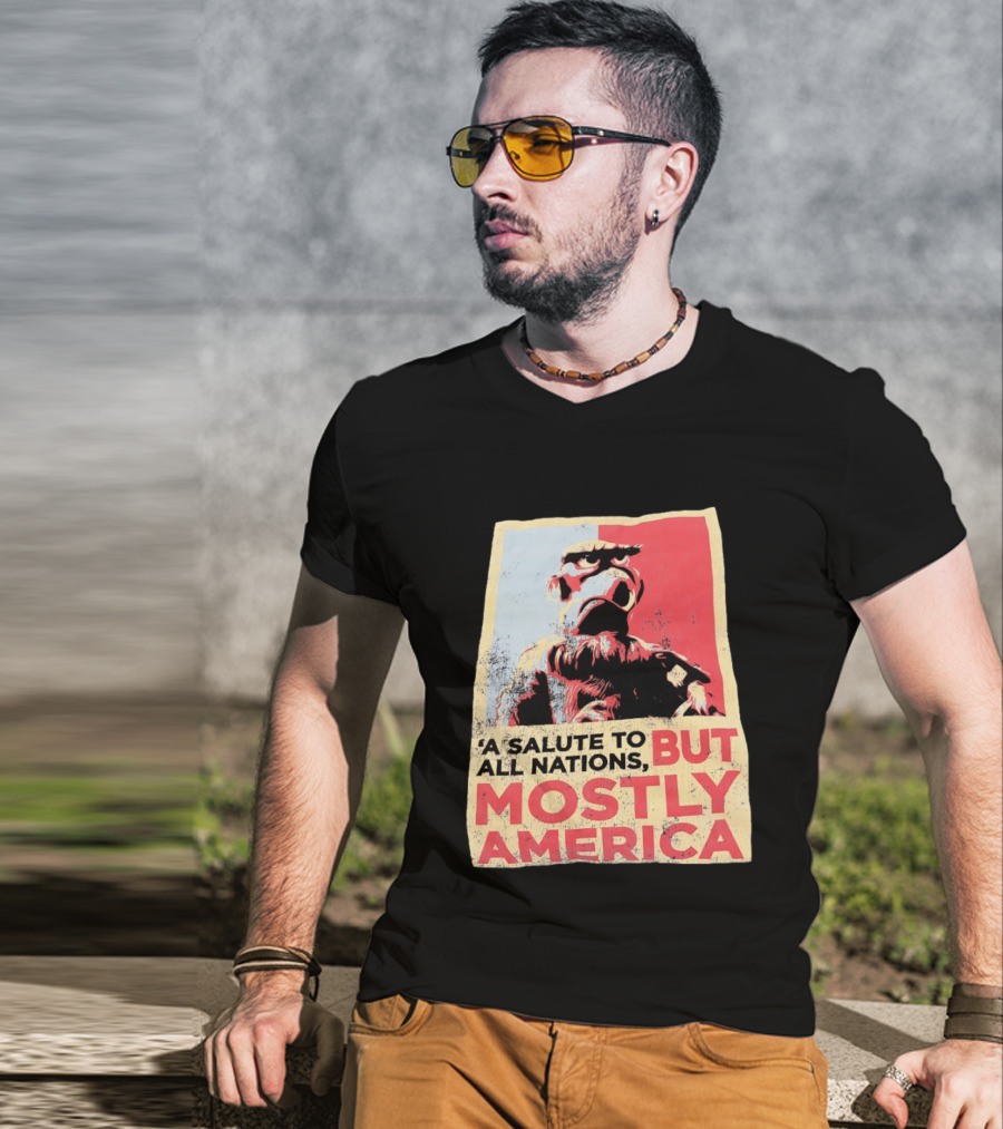 Sam The Eagle A Salute To All Nations But Mostly America Muppets T-Shirt