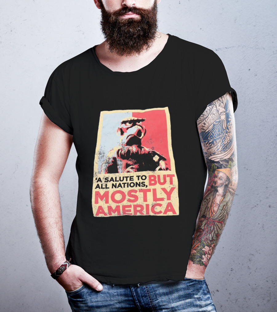 Sam The Eagle A Salute To All Nations But Mostly America Muppets T-Shirt