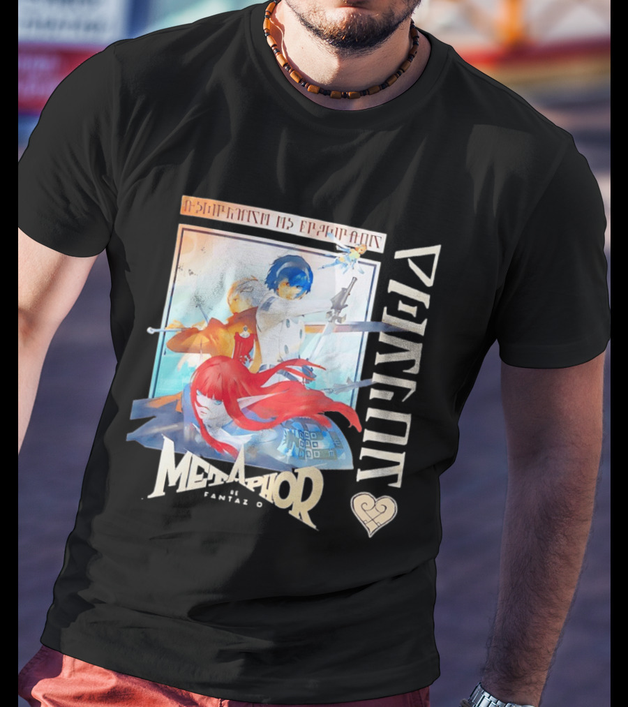 Metaphor ReFantazio Characters Fantasy Art Gaming Adventure T-Shirt