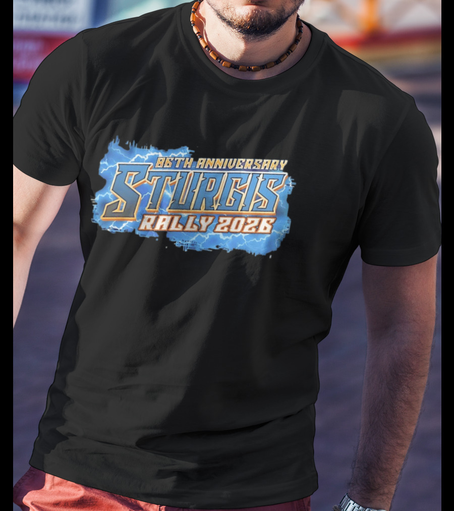 86th Anniversary Sturgis Rally 2026 Lightning T-Shirt
