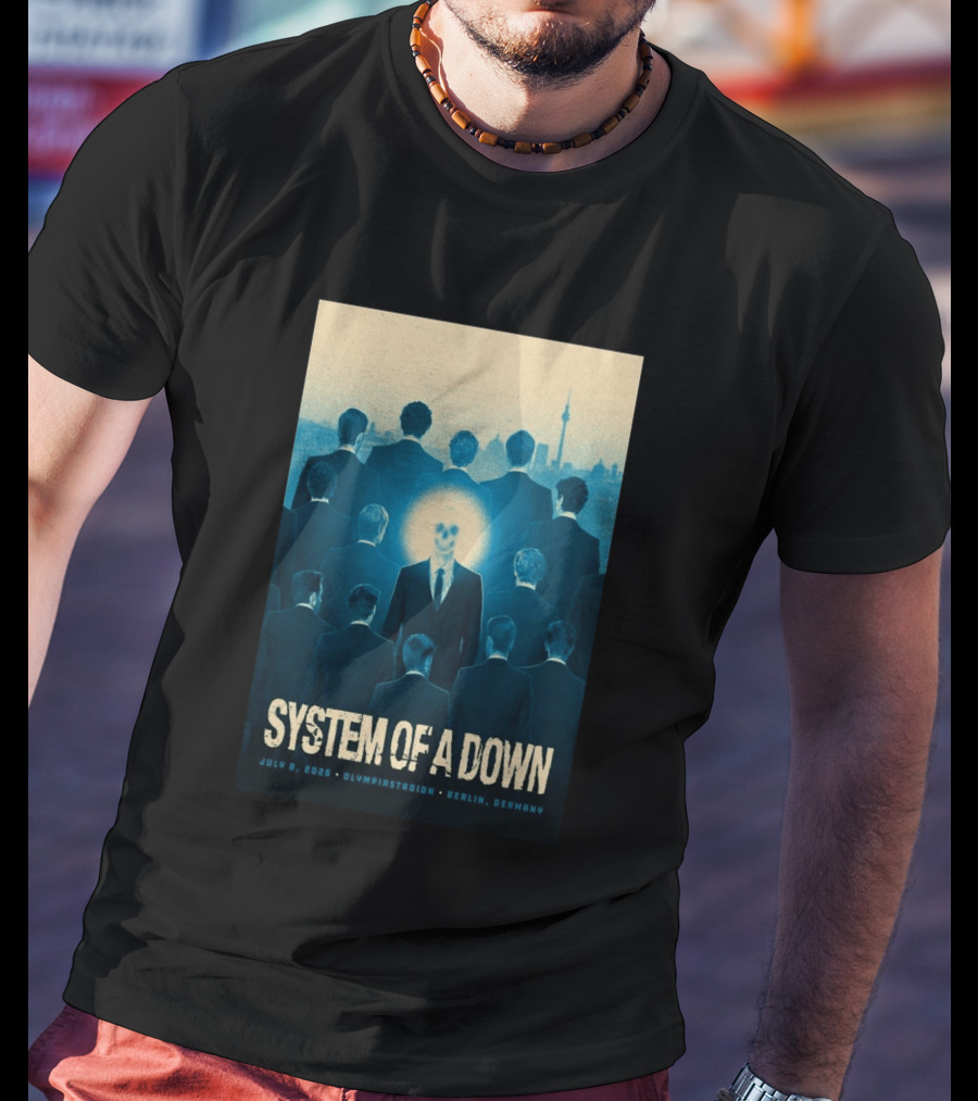 System Of A Down July 8 2026 Olympiastadion Berlin Germany T-Shirt