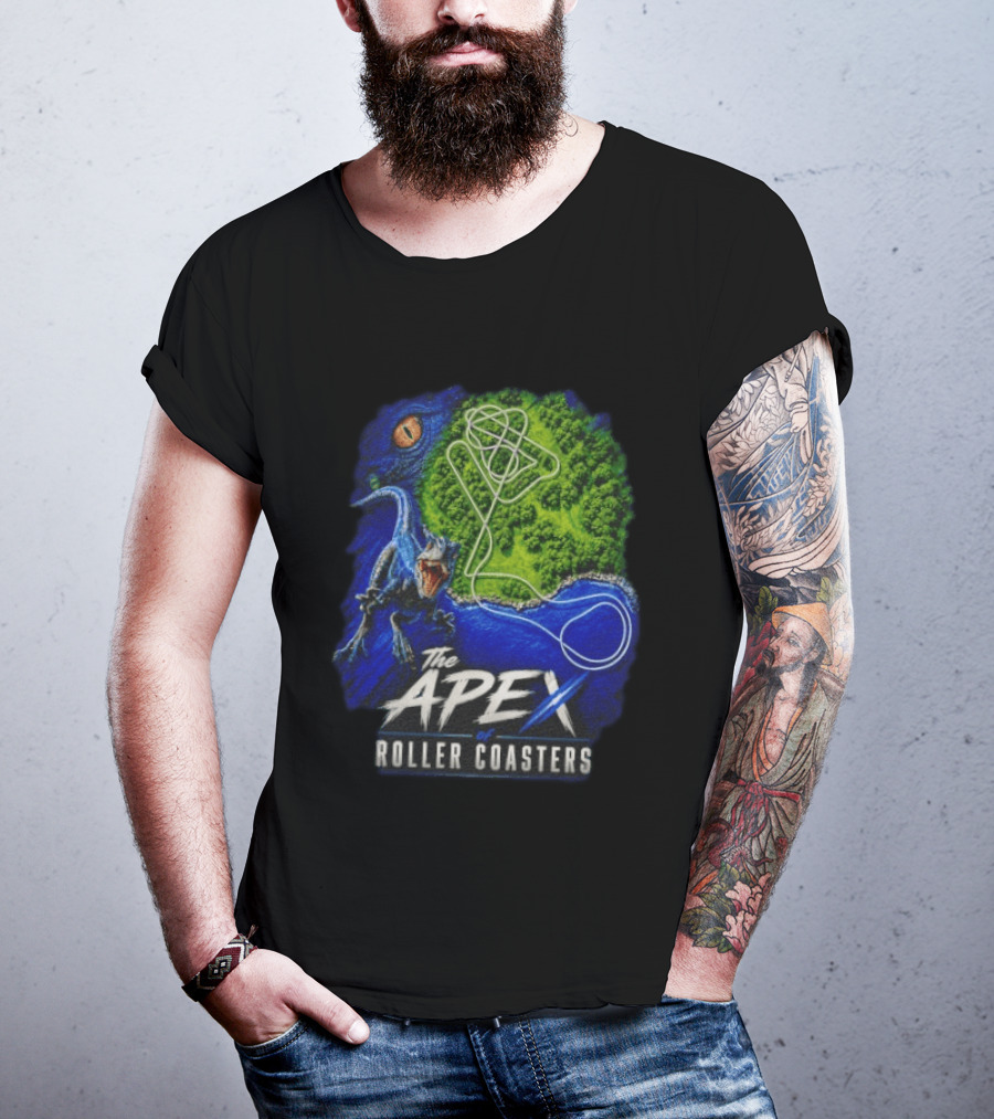 The Apex Of Roller S Raptor Dinosaur Adventure T-Shirt