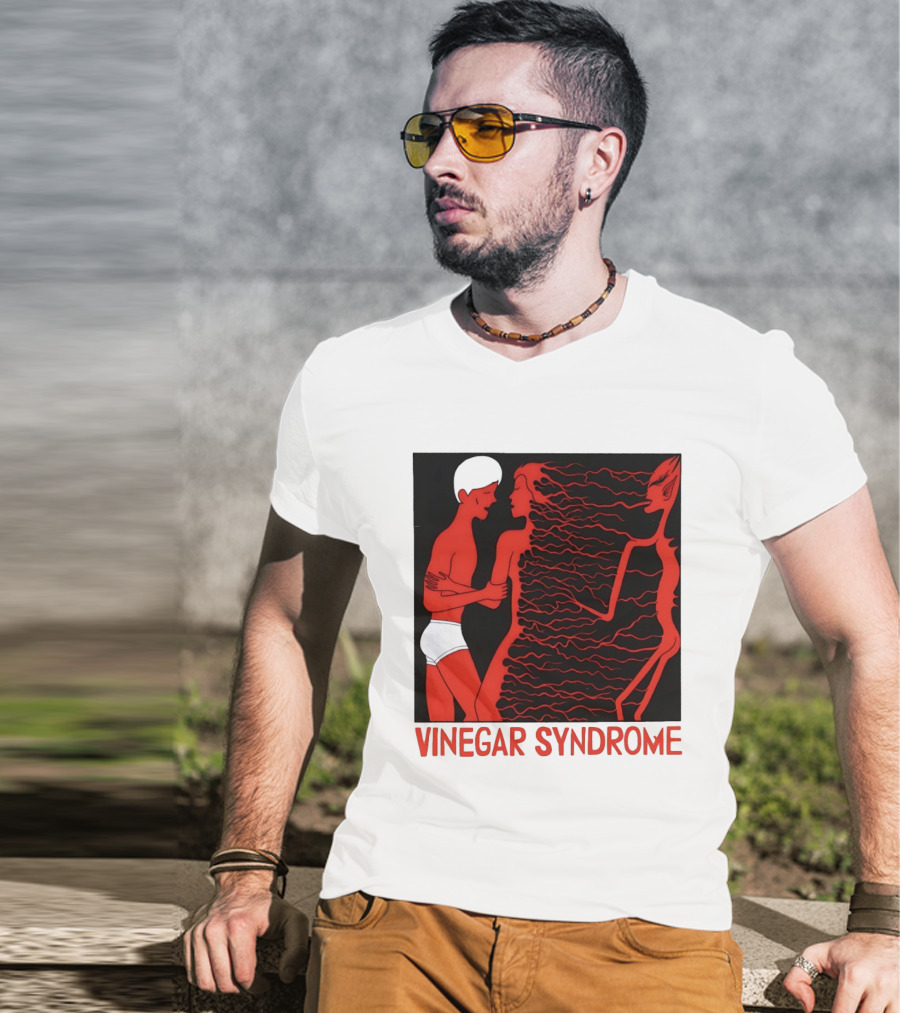 Vinegar Syndrome Cult Film Horror Home Video Vintage Aesthetic T-Shirt