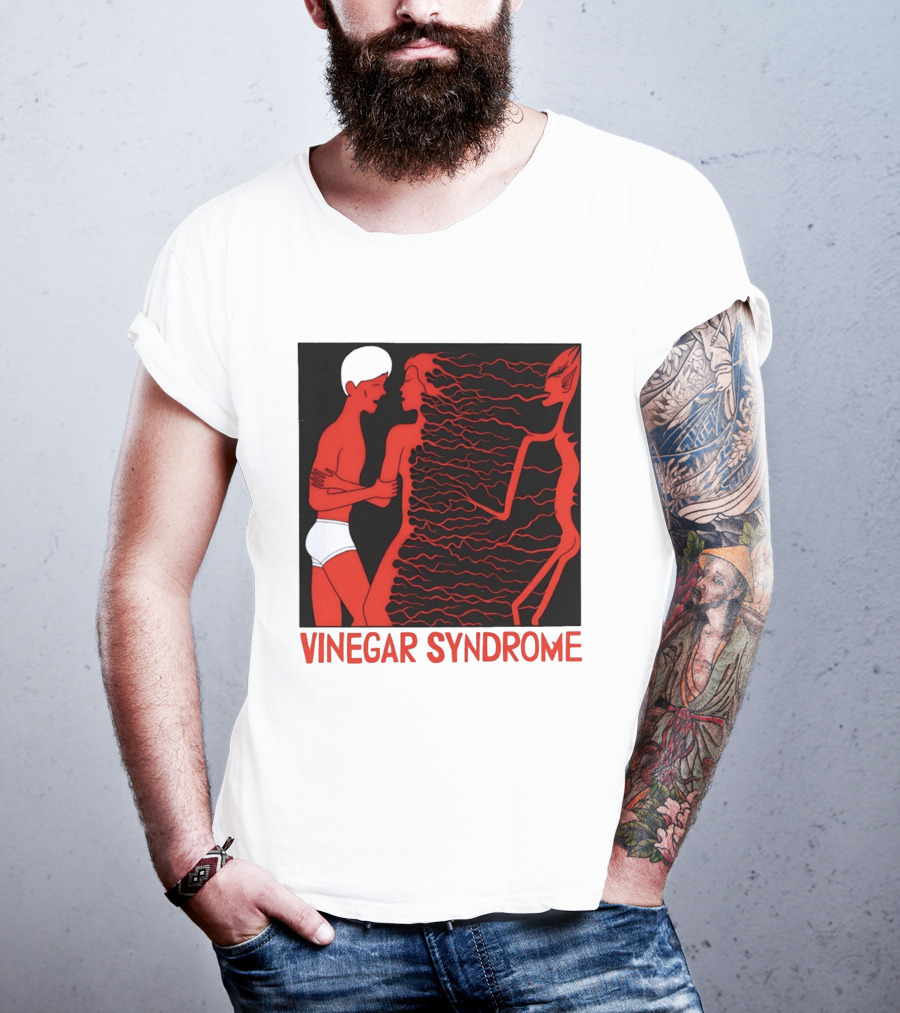 Vinegar Syndrome Cult Film Horror Home Video Vintage Aesthetic T-Shirt