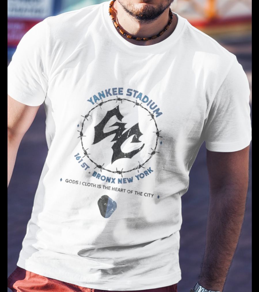 Yankee Stadium 161 St Bronx New York Gods I Cloth Is The Heart Of The City T-Shirt