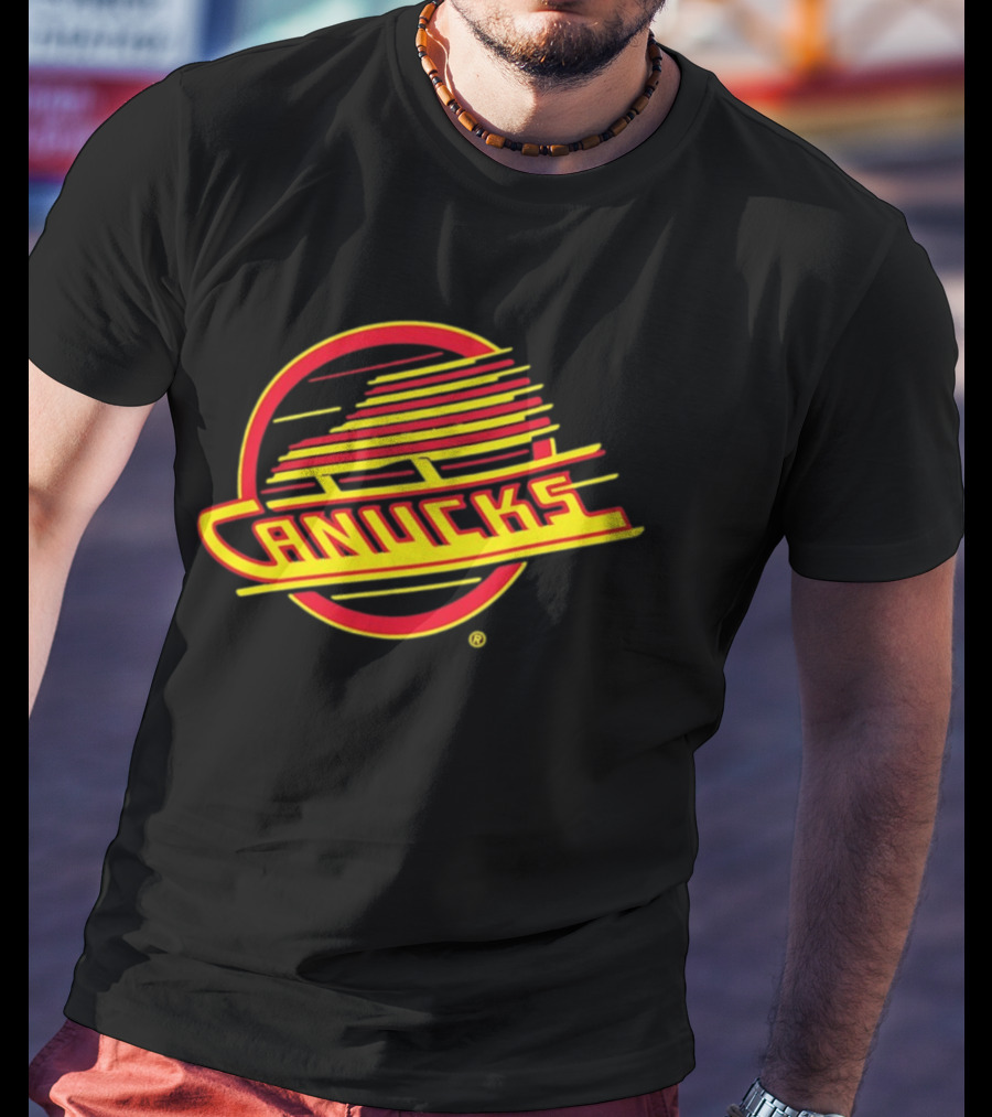 Vancouver Canucks Skate Logo NHL Hockey T-Shirt