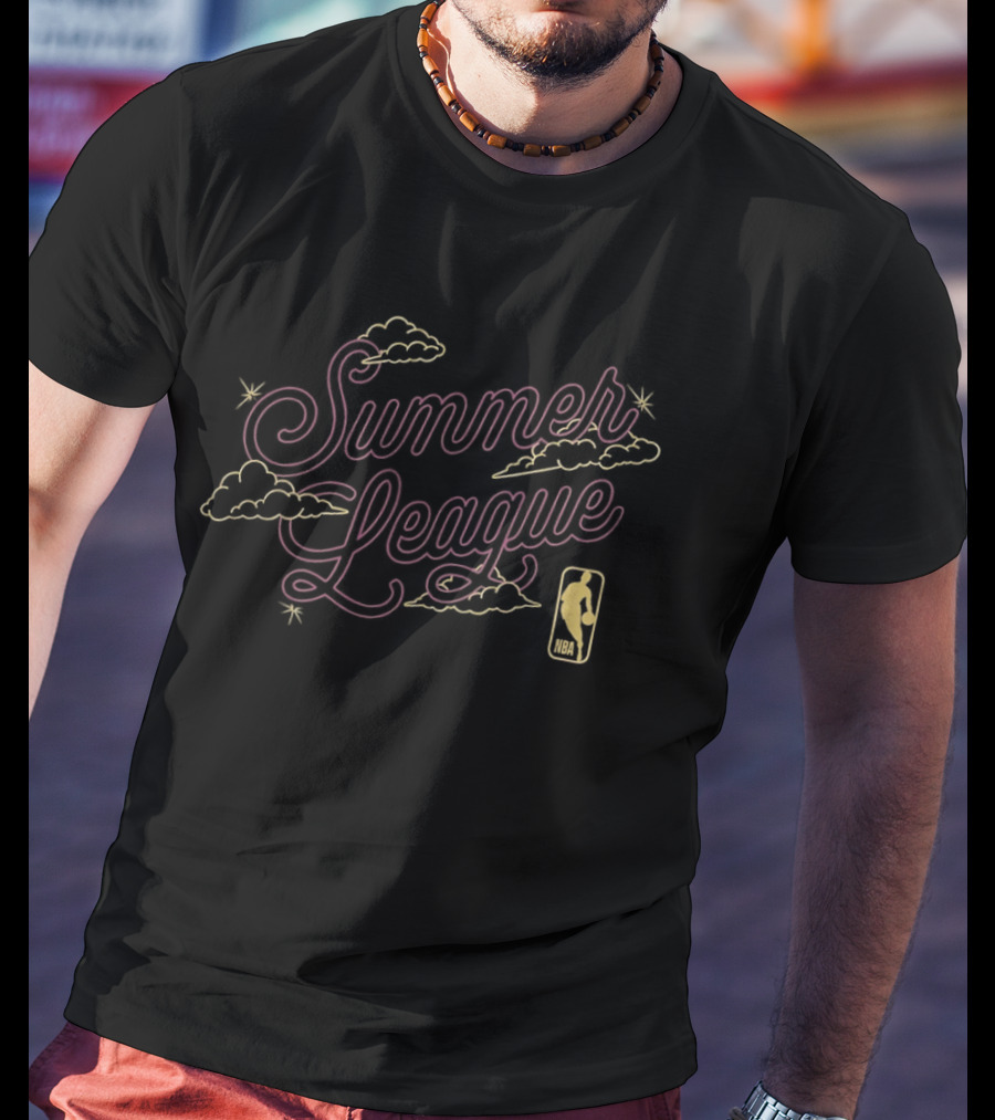 Summer League NBA Basketball Clouds T-Shirt