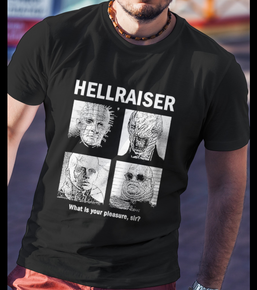 Hellraiser What Is Your Pleasure Sir Iconic Characters Montage T-Shirt