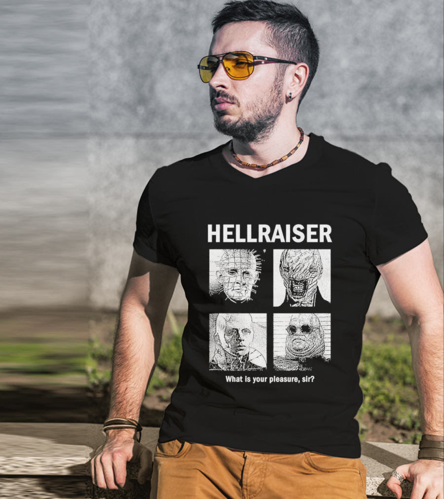 Hellraiser What Is Your Pleasure Sir Iconic Characters Montage T-Shirt