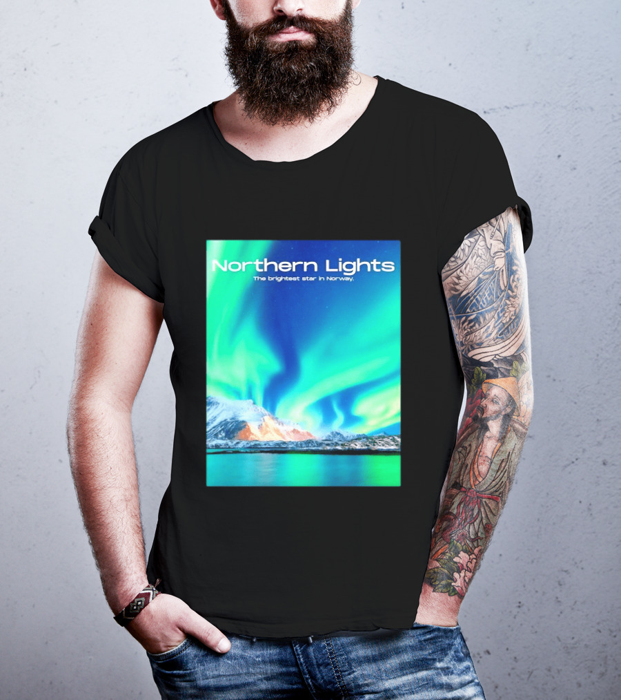 Northern Lights The Brightest Star In Norway T-Shirt