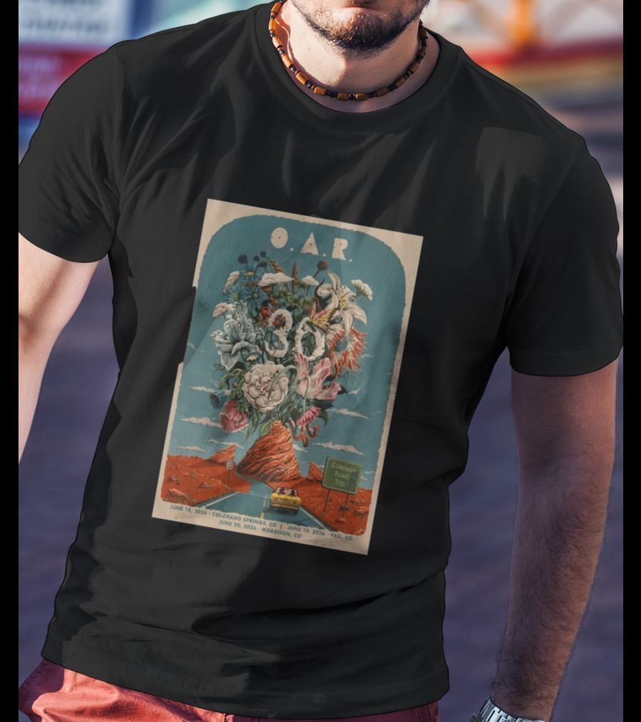 O.A.R. Colorado Road Trip Tour Morrison June 20 2026 T-Shirt