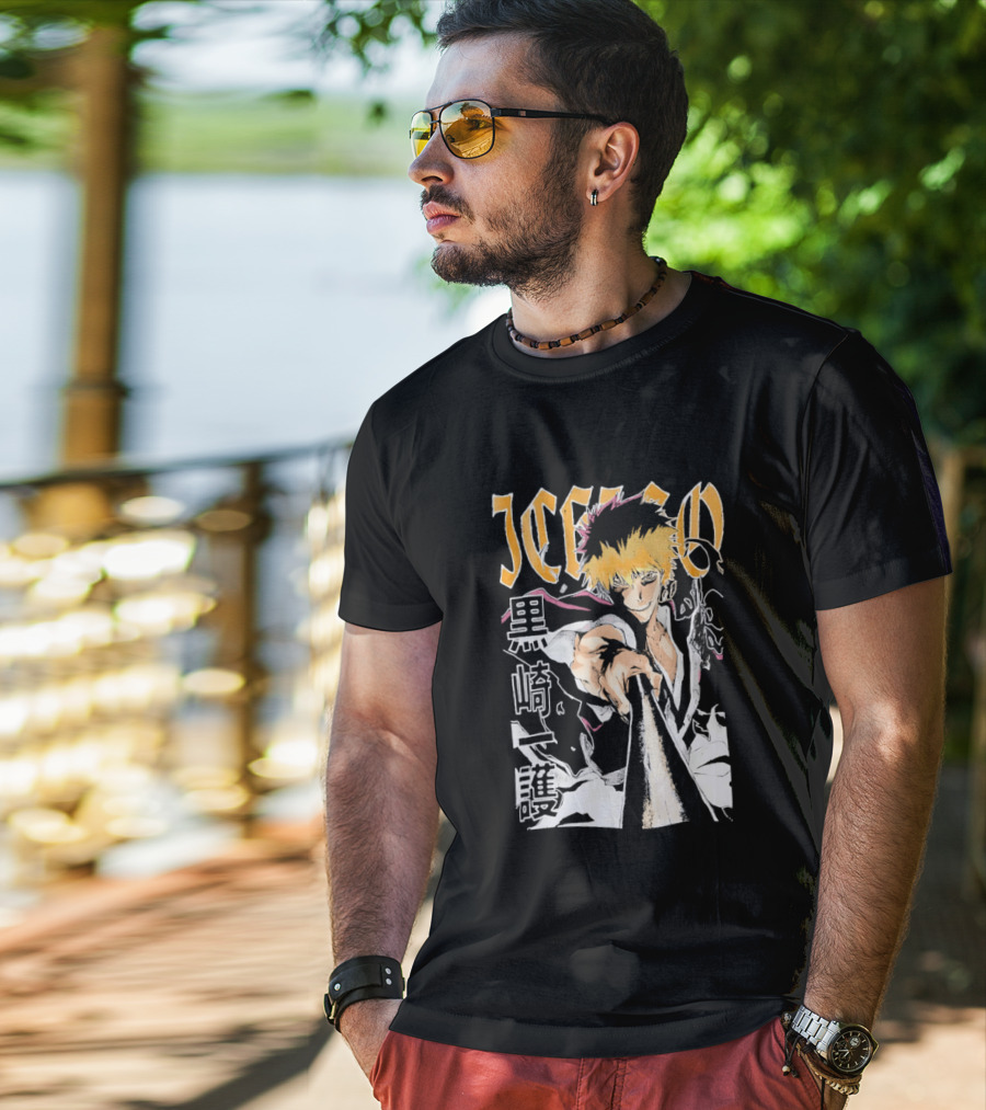 Ichigo Kurosaki Bleach Anime Bootleg Manga T-Shirt