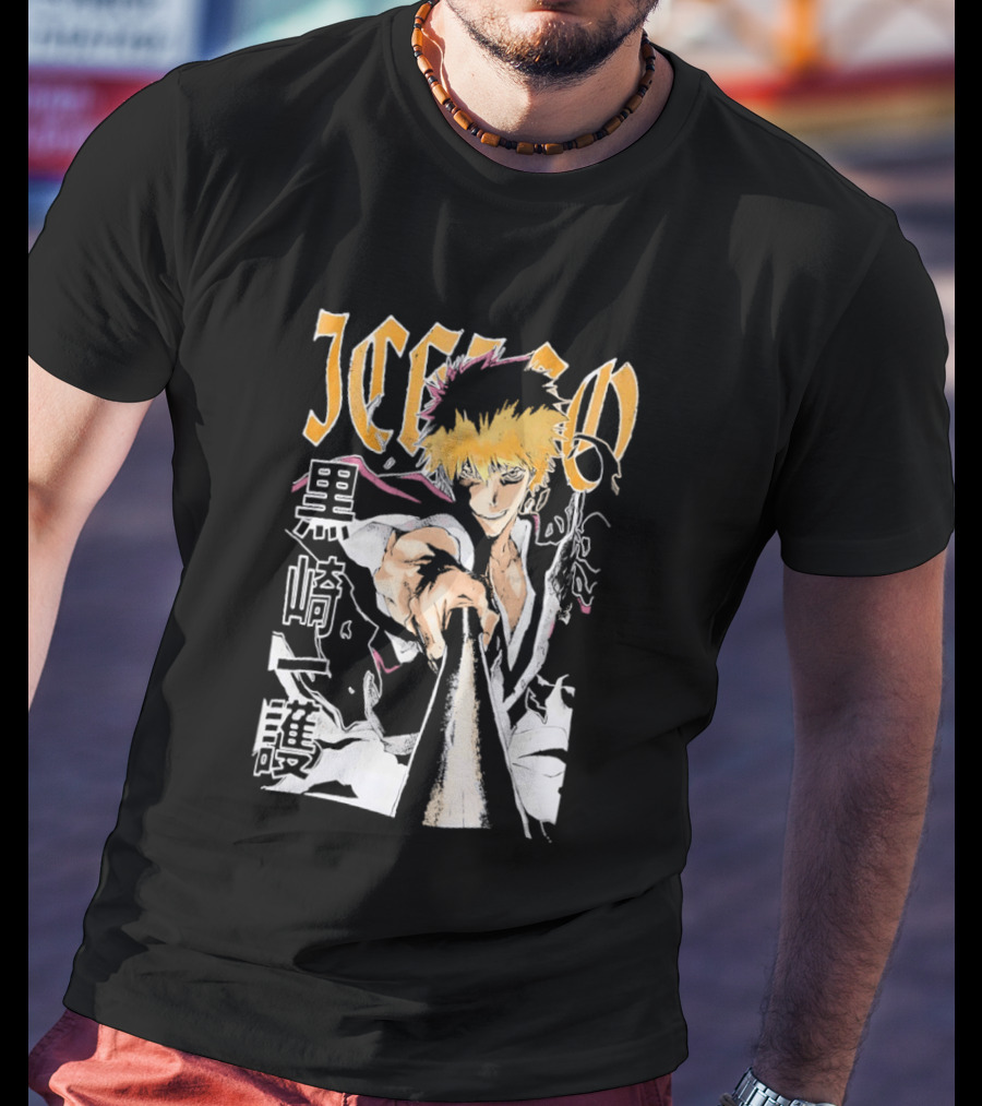 Ichigo Kurosaki Bleach Anime Bootleg Manga T-Shirt