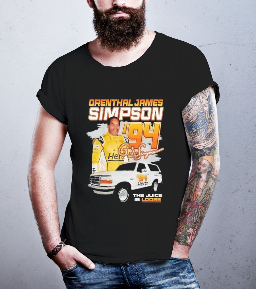 Orenthal James Simpson '94 The Juice Is Loose T-Shirt