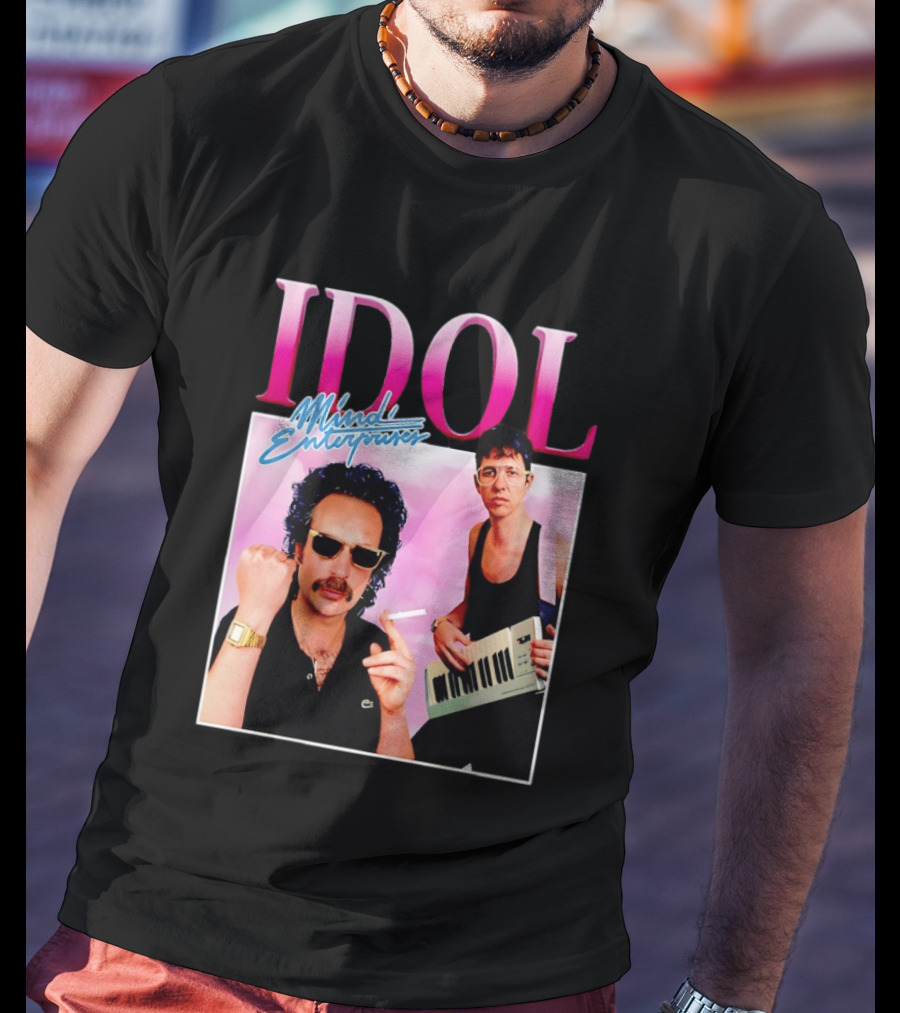 IDOL Mindi Enterprises Band Photo Retro 80s T-Shirt